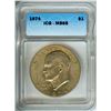 Image 1 : 1974 IKE EISENHOWER DOLLAR  ICG MS65