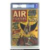 Image 1 : Air Fighters Comics V1#6 (Hillman Fall, 1943) CGC VF 8.0 Cream to off-white pages