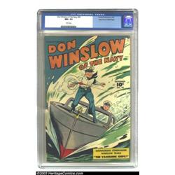 Don Winslow #49 Mile High pedigree (Fawcett, 1947) CGC NM+ 9.6 White pages