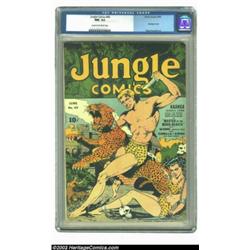 Jungle Comics #42 (Fiction House, 1943) CGC NM- 9.2 Cream to off-white pages
