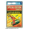 Image 1 : Special Edition Comics #1 (Fawcett, 1940) CGC VF 8.0 Off-white pages