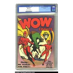Wow Comics #5 Rockford pedigree (Fawcett, 1942) CGC NM- 9.2 Cream to off-white pages