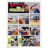 Image 1 : Joe Schuster Studios - Color Printer's Proof for Superman Sunday dated 1941 (McClure Newspaper S