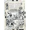 Image 1 : Larry Lieber - Original Cover Art for Kid Colt Outlaw #132 (Marvel, 1967)