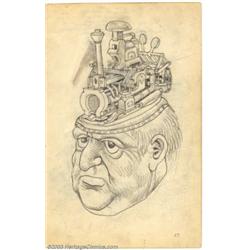 Robert Crumb - Original Art Sketches, "Steamhead" (undated)