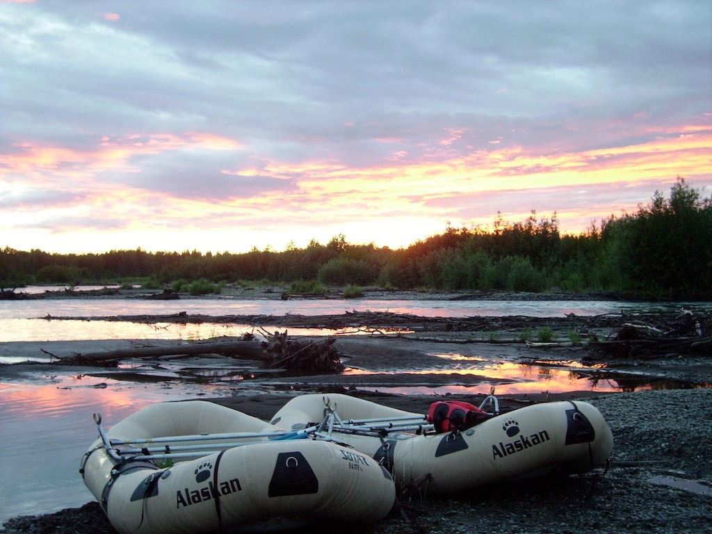 Anglers Raft 6-Day Alaskan Float Raft Fishing Adventure for Two Anglers