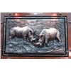 Image 1 : One-Of-A-Kind Commissioned 3-D Cold Bronze by Kobus Moller