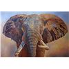 Image 1 : "Big Tusker" - Original Oil on Canvas by Renowned Elephant Artist Dawie Fourie