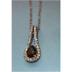 Ladies 18K White Gold Pendant