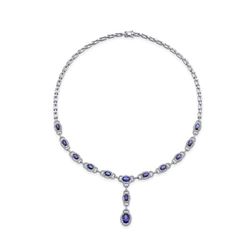 Tanzanite and Diamond Necklace