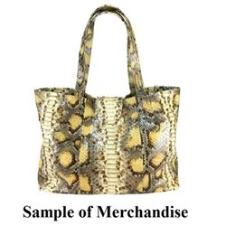 Python Skin Tote Bag