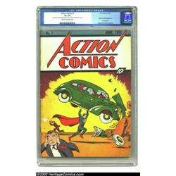 Action Comics #1 (DC, 1938) CGC GD+ 2.5 Cream to off-white pages