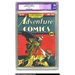 Adventure Comics #46 (DC, 1940) CGC Apparent VF- 7.5 Slight (P) White pages