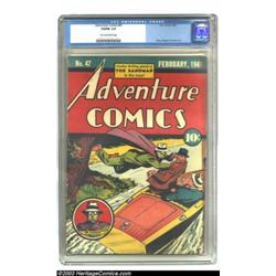 Adventure Comics #47 (DC, 1940) CGC VG/FN 5.0 Tan to off-white pages