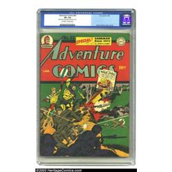 Adventure Comics #82 (DC, 1943) CGC VF+ 8.5 Off-white to white pages