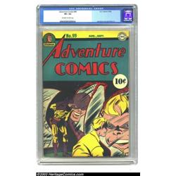 Adventure Comics #99 (DC, 1945) CGC VF+ 8.5 Off-white to white pages