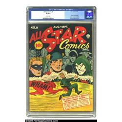 All-Star Comics #6 (DC, 1941). CGC VF 8.0 White pages