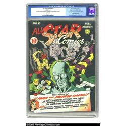 All Star Comics #15 Mile High pedigree(DC, 1943) CGC VF+ 8.5 White pages