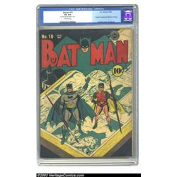Batman #10 (DC, 1942) CGC VG 4.0 Off-white pages
