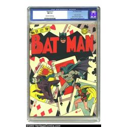 Batman #11 (DC, 1942) CGC NM 9.4 Off-white to white pages