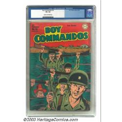 Boy Commandos #10 (DC, 1945) CGC VF+ 8.5 Cream to off-white pages