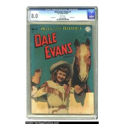 Dale Evans Comics #1 (DC, 1948) CGC VF 8.0 White pages
