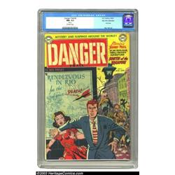 Danger Trail #5 Palo Alto pedigree (DC, 1951) CGC NM- 9.2 Off-white pages