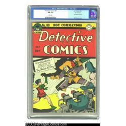 Detective Comics #89 San Francisco pedigree (DC, 1944) CGC NM- 9.2 White pages