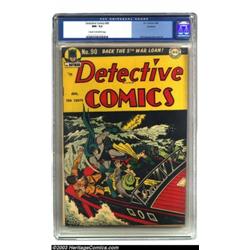 Detective Comics #90 Rockford pedigree (DC, 1944) CGC NM- 9.2 Cream to off-white pages