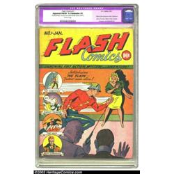 Flash Comics #1 (DC, 1940) CGC Apparent FN/VF 7.0 Extensive (P) Off-white pages