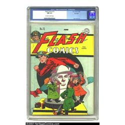 Flash Comics #72 Big Apple pedigree (DC, 1946) CGC NM 9.4 Off-white to white pages