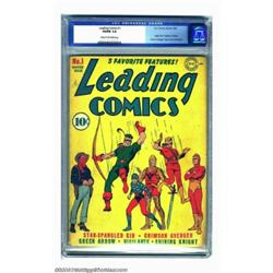 Leading Comics #1 (DC, 1941) CGC VG/FN 5.0 Cream to off-white pages