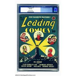 Leading Comics #3 (DC, 1942) CGC VF 8.0 Off-white to white pages