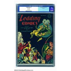 Leading Comics #7 Rockford pedigree (DC, 1943) CGC VF 8.0 Off-white pages