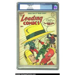 Leading Comics #11 (DC, 1944) CGC NM+ 9.6 Off-white to white pages