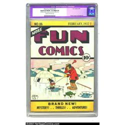 More Fun Comics #18 (DC, 1937) CGC Apparent FN/VF 7.0 Slight (A) Cream to off-white pages