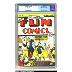 More Fun Comics #36 Mile High pedigree (DC, 1938) CGC NM+ 9.6 Off-white to white pages