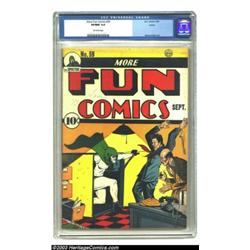 More Fun Comics #59 Larson pedigree (DC, 1940) CGC VF/NM 9.0 Off-white pages