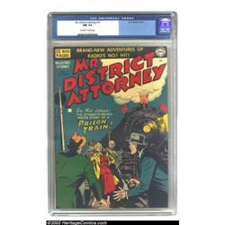 Mr. District Attorney #15 (DC, 1950) CGC NM 9.4 Off-white to white pages