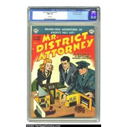 Mr. District Attorney #17 Palo Alto pedigree (DC, 1950) CGC NM- 9.2