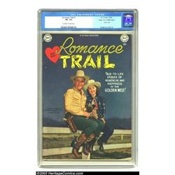 Romance Trail #1 Mile High pedigree (DC, 1949) CGC VF- 7.5 Off-white to white pages