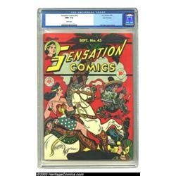 Sensation Comics #45 San Francisco pedigree (DC, 1945) CGC NM+ 9.6 White pages