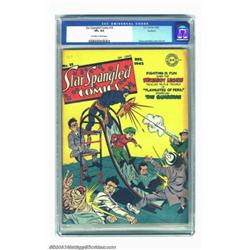Star Spangled Comics #15 Rockford pedigree (DC, 1942) CGC VF+ 8.5 Off-white to white pages