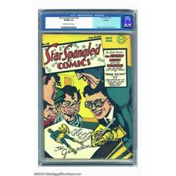 Star Spangled Comics #22 Rockford pedigree (DC, 1943) CGC VF/NM 9.0 Off-white to white pages