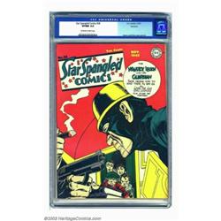 Star Spangled Comics #26 Rockford pedigree (DC, 1943) CGC VF/NM 9.0 Off-white to white pages