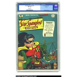 Star Spangled Comics #75 Rockford pedigree (DC, 1947) CGC VF- 7.5 Off-white pages