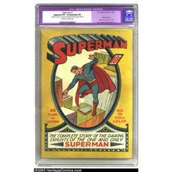 Superman #1 (DC, 1939) CGC Apparent VF- 7.5 Extensive (P) Off-white to white pages
