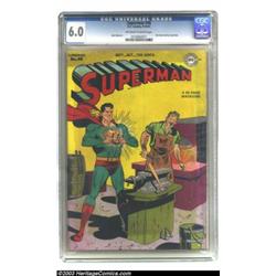 Superman #48 (DC, 1947) CGC FN 6.0 Off-white to white pages