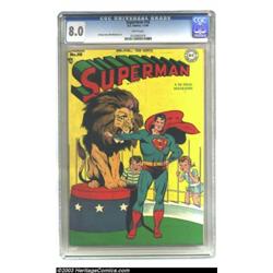 Superman #50 (DC, 1948) CGC VF 8.0 White pages