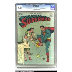 Superman #51 (DC, 1948) CGC FN/VF 7.0 White pages